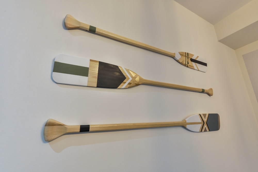 painted oars
