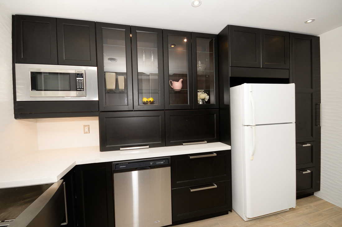 Black cabinets ikea kitchen
